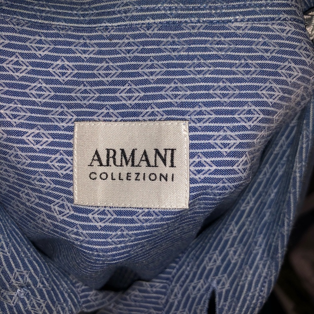 Armani button down shirt - Picture 6 of 7